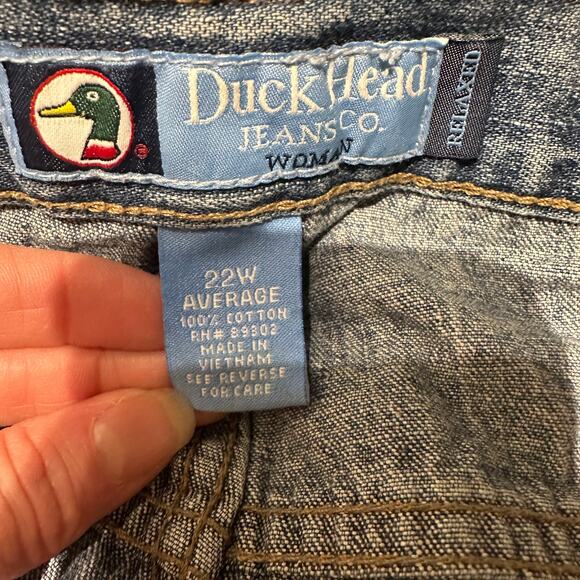 Duck Head Jeans Woman Size 22W Relaxed Jeans Medium Wash 100% Cotton Straight - Picture 3 of 9